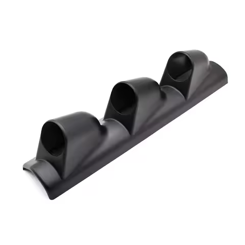 2" 52mm Universal Black A Pillar Pod Triple Gauge Holder Left Hand Drive gauge pod gauge pilliar