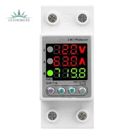 SVP719 3 LED Display 63A Voltage Surge Protector SVP719 63A Voltage Surge Protector Relay with Limit