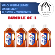 [Bundle of 4] Walch Multi-Purpose 2X Concentrated Disinfectant 3L