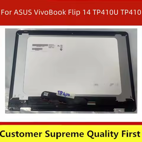 14'' For ASUS VivoBook Flip 14 TP410UA TP410U TP410 lcd display touch screen lcd assembly NV140FHM-N
