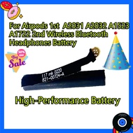High-Performance Battery for Airpods 1st  A2031 A2032 A1523 A1722 2nd Wireless Bluetooth Headphones 