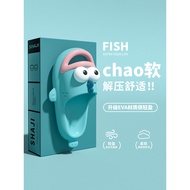 selipar wanita selipar perempuan selipar dalam rumah Ugly Fish Slippers - Summer Cartoon Design for 