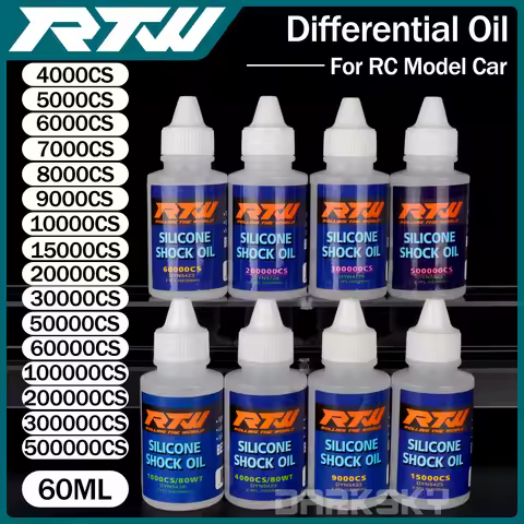 RTW Differential Oil 59ml 1000CS - 500000CS for RC Model Car Crawler Buggy Truck Accessories
