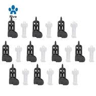 10Pcs Plastic Mounting Clip for  4 Way CPU Coolers CPU Heatsink Cooler Fan Replacement Spare Parts A