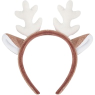 YNITSED Deer Antlers Headbands for Women Cute Deer Ears Headband for Christmas Halloween Cosplay Cos