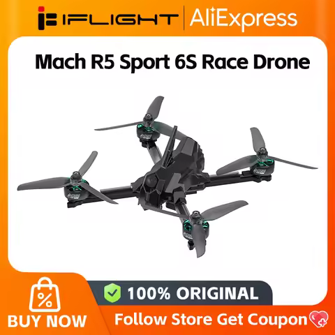 IFLIGHT Mach R5 Sport Analog 6S Race Drone /Borg Race 5.8G 600mW 60R/ R5 2207 2050KV motor for FPV