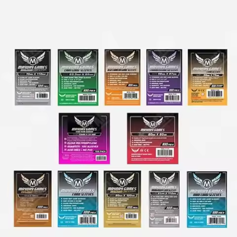 500pcs/lot Mayday mini Cards Sleeves 41*63 56* 87 large size Card Sleeves cards Protector Pack Case 
