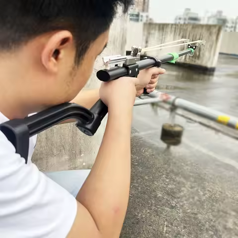 Precision Metal Slingshot , Ergonomic Handle With Precise Trigger, , Shooting Training Tool | Stylis