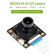 TA Raspberry Pi IMX290-83 IR-CUT Camera Industrial Starlight Camera Sensor Fixed-Focus 2MP for Raspb