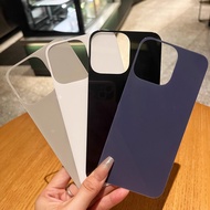 9H Tempered Glass Back Film For lPhone 11 15 Pro Max 15 plus Color Back Glass Protectors Cover Glass