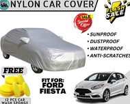 Car Cover for FORD FIESTA - Waterproof &amp; With Free 12pcs. Car Wash Sponge | COD - On Hand