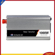 {xiapimart}  1000W Solar DC 12V/24V to AC 110V/220V Modified Sine Wave Car Inverter Converter