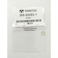 Tohatsu/Mercury Japan Carburetor Float Chamber Drain Screw Gasket 5hp 8hp 9.8hp 9.9hp 2stroke 369-03293-1