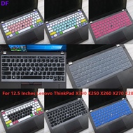 DF.Ultra-thin silicone keyboard protector for lenovo thinkpad x390 x250 x260 x270 x280 12.5 inch