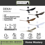 Deka+ MONZIO 56 56" DC Motor Ceiling Fan / Kipas Siling
