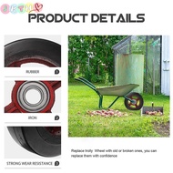 JKTH 6/8/10/12 Inches Push Cart Rubber Wheel Heavy Duty Wheel Handtruck