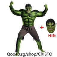 Hulk Costume The Avengers for Boys Cosplay Superheroe     Muscle Costume Christmas for Kids Carnival