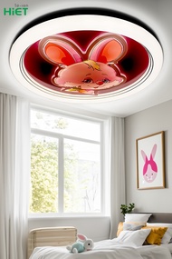 HIET LED Ceiling light โคมซาลาเปา โคมเพดาน ลายกระต่าย 40x2W สามแสง ลาย#S6