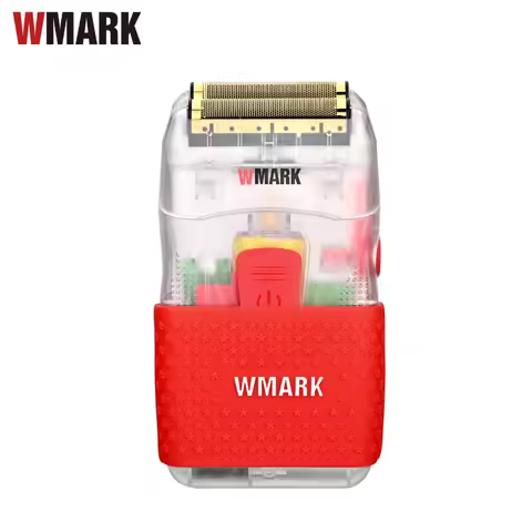 WMARK transparent Barber shaver shaper electric shaver beard USB electric razor for golden oil head 