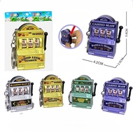 GANTUNGAN Casino Las Vegas Machine Slot Keychain - Spin & Jackpot Model, Cute and Unique for Collect