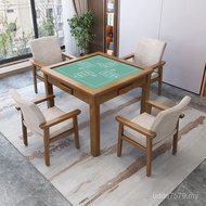 Household Combination Poker Table Table Hand Solid Wood Mahjong Rubbing Table Chair Simple Table Mah