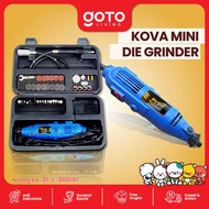 KOVA X-40 BLUE MINI DIE GRINDER SET TURNER GERINDA BOR LISTRIK MINI