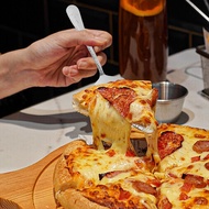 Stainless Steel Cake Server Pack of 10 Pie Holder Transfer Triangular Spade Spatula Serrated Edge fo