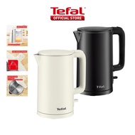 Tefal Thermo Protect 1.5L Kettle – Safe to Touch, 1500W Fast Heating, Easy to Use, Auto-off, 360 Rot