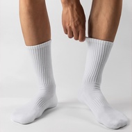 Combo 03 đôi tất cổ cao Cotton 100% cao cấp hút ẩm thoáng khí - thương hiệu SIXMEN Luxury