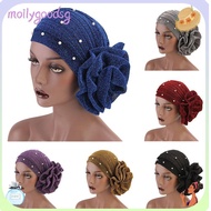 MOILYGOODSG Women Cancer Chemo Cap Hijab Cap Ladies Elegant Muslim Hat