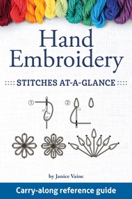 Hand Embroidery Stitches At-A-Glance: Carry-Along Reference Guide (Landauer) Pocket-Size Step-by-Ste