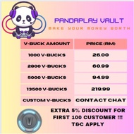 Fornite VB 2400 4500 12500 VB and Fortnite Crew Epicgames PC any platform