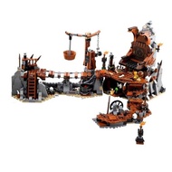 Lego Lord of The Rings Hobbit 79010 The Goblin King Battle Building Only (Split Built Set)