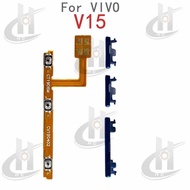 ปุ่มปรับระดับเสียงด้านข้างเปิดปิด V15สำหรับ VIVO สายเคเบิลงอได้ปุ่มกุญแจปุ่มเพิ่มและลดระดับเสียงที่ส