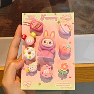 crocs jibbitz crocs charm Crocs Labubu Shoes with Detachable Floral Decor