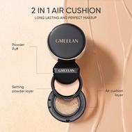On Sale！GMEELAN Black Truffle Air Cushion Foundation Concealer Oil Control High Coverage Makeup Long