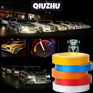 QIUZHU 1Pc 5mx1cm/5mx2cm Motorcycle Car Luminous Reflective Sticker Reflective Tape New Arrival I5Z6