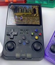 คอนโซลเกมมือถือ Linux ระบบ 3.5 นิ้วหน้าจอ IPS แบบพกพา 64GB เครื่องเล่นวิดีโอเปิดแหล่ง Game Consoles 