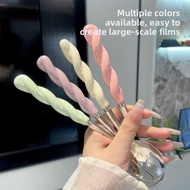 Vine Stainless Steel Spoon Exquisite Plastic Long Handle Bibimbap Spoon