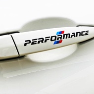 4 X Sports Performance Car Door Handle Stickers Decals Accessories for BMW X1 X3 X4 X5 X6 M1 M2 M3 M