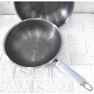 34cm Non-stick frying pan / frying pan frying pan 32cm 34cm stainless steel non-stick frying pan / f
