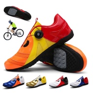 Ready stock cycling shoes men MTB road bike shoes anti-slip breathable cycling shoes rubber sneakers bicycle booster 3AHN