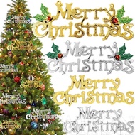 [Fast Delivery]4.5/7/11cm Merry Christmas Letter Hanging Sign Pendant/3D Merry ChristmasLetters Hang