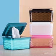 Wet Tissue Box Car Toilet Plastic Toilet TV with Lid Desktop Paper Box Multifunctional Portable IX2E