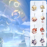 Honkai Star Rail HSR Mica Acrylic Keychain Anime Chibi Mydei Tribbie Aglaea Fugue The Herta decorati