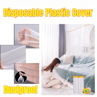 Disposable Plastic Cover Sofa Cover Dustproof Bed Furniture Cover Plastic Protective Cover Dustproof