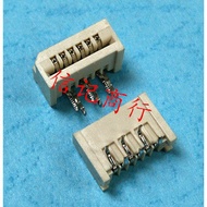 FPC Socket FFC Connector LCD Screen Cable Connector 1.25mm 6P Dual Row Dislocation Curved Pin Socket