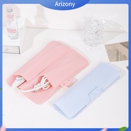 《penstok》 Deformation-resistant Silicone Heat-resistant Bag Heat-resistant Pad Bag for Curling Iron Portable Silicone Curling Iron Storage Bag Heat Resistant and Non-deformatio