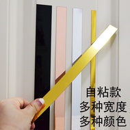 H-66/ Wall Sticker Mirror Decorative Line Door Frame Frame Mirror Golden Ceiling Renovation Strip Mirror Frame Self-Adhe