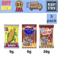 Binbin Corn / Choco Bin / Choco Bim / Keropok Jagung (5 pack)